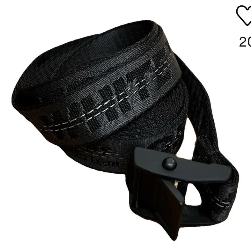 OFF WHITE Black Industrial Belt